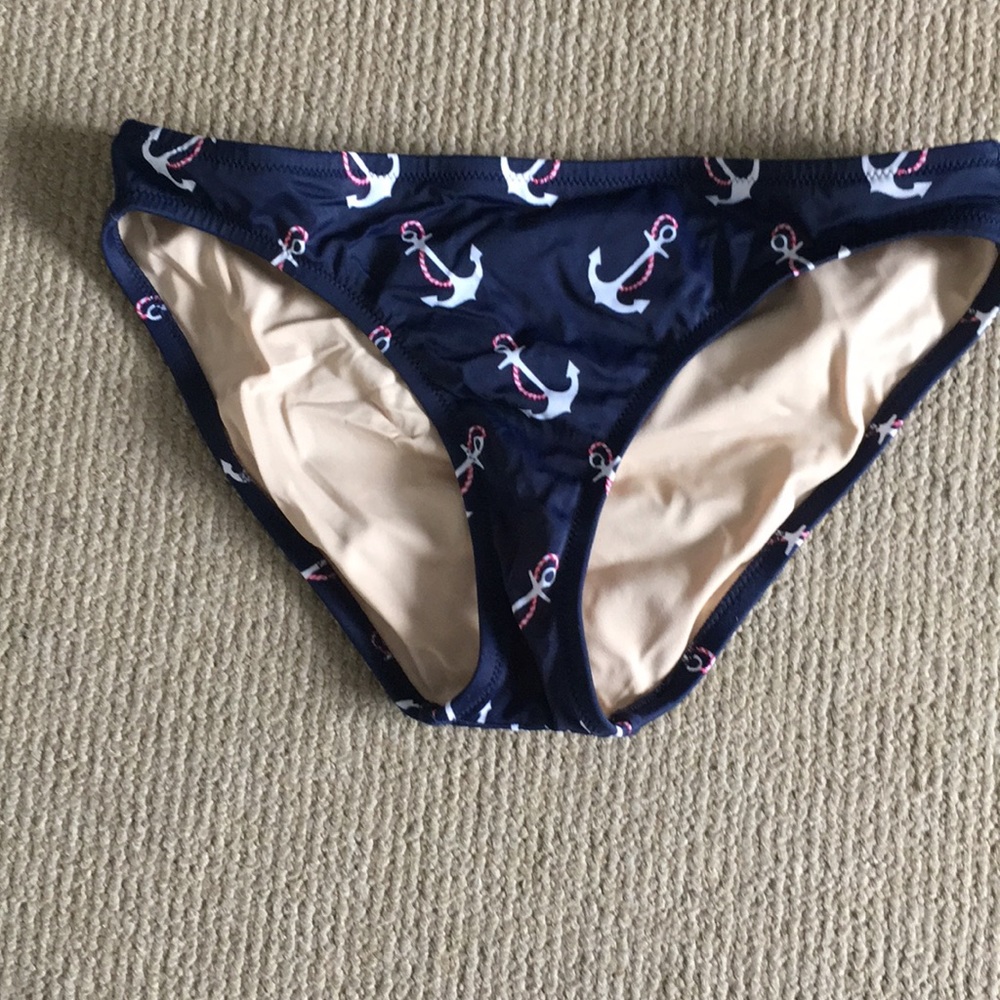 Jcrew bathing suit (anchor bottom)